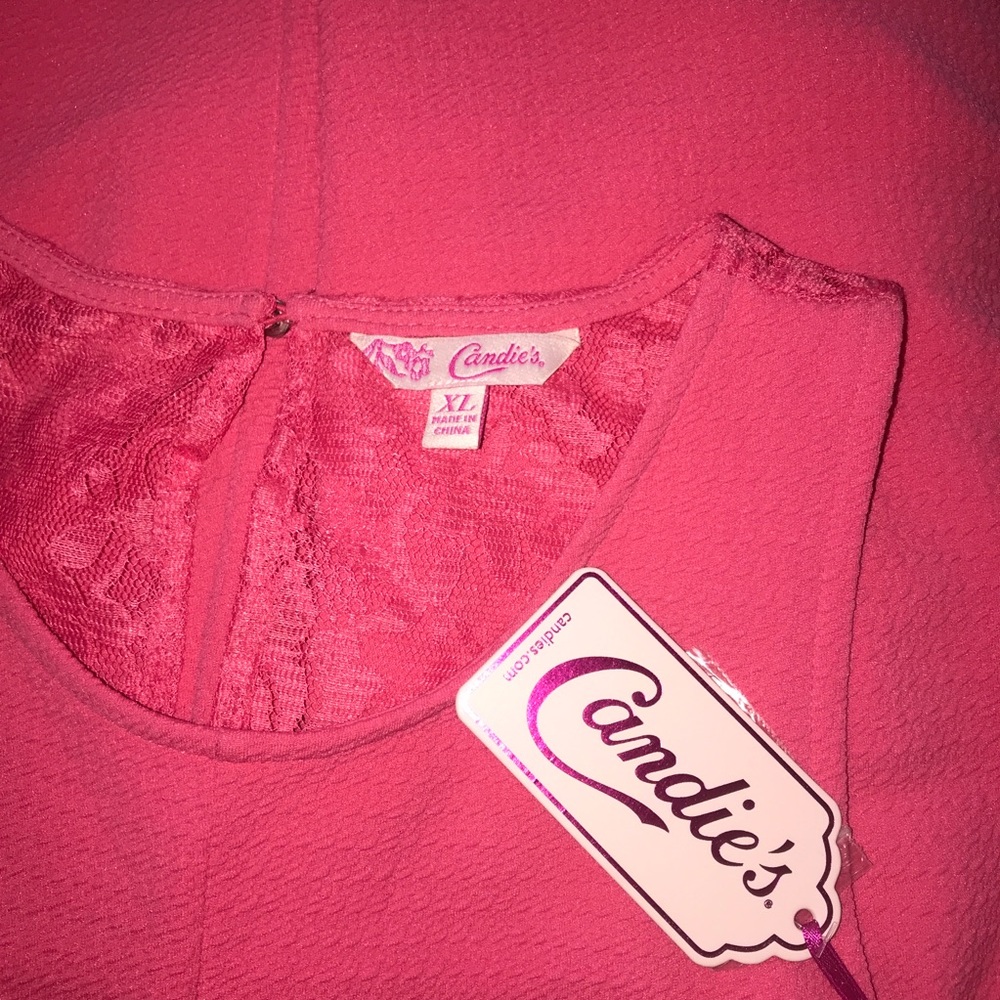 Candie’s Honeysuckle textured shift dress. - Picture 1 of 8